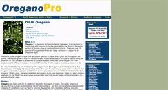 Desktop Screenshot of oreganopro.com